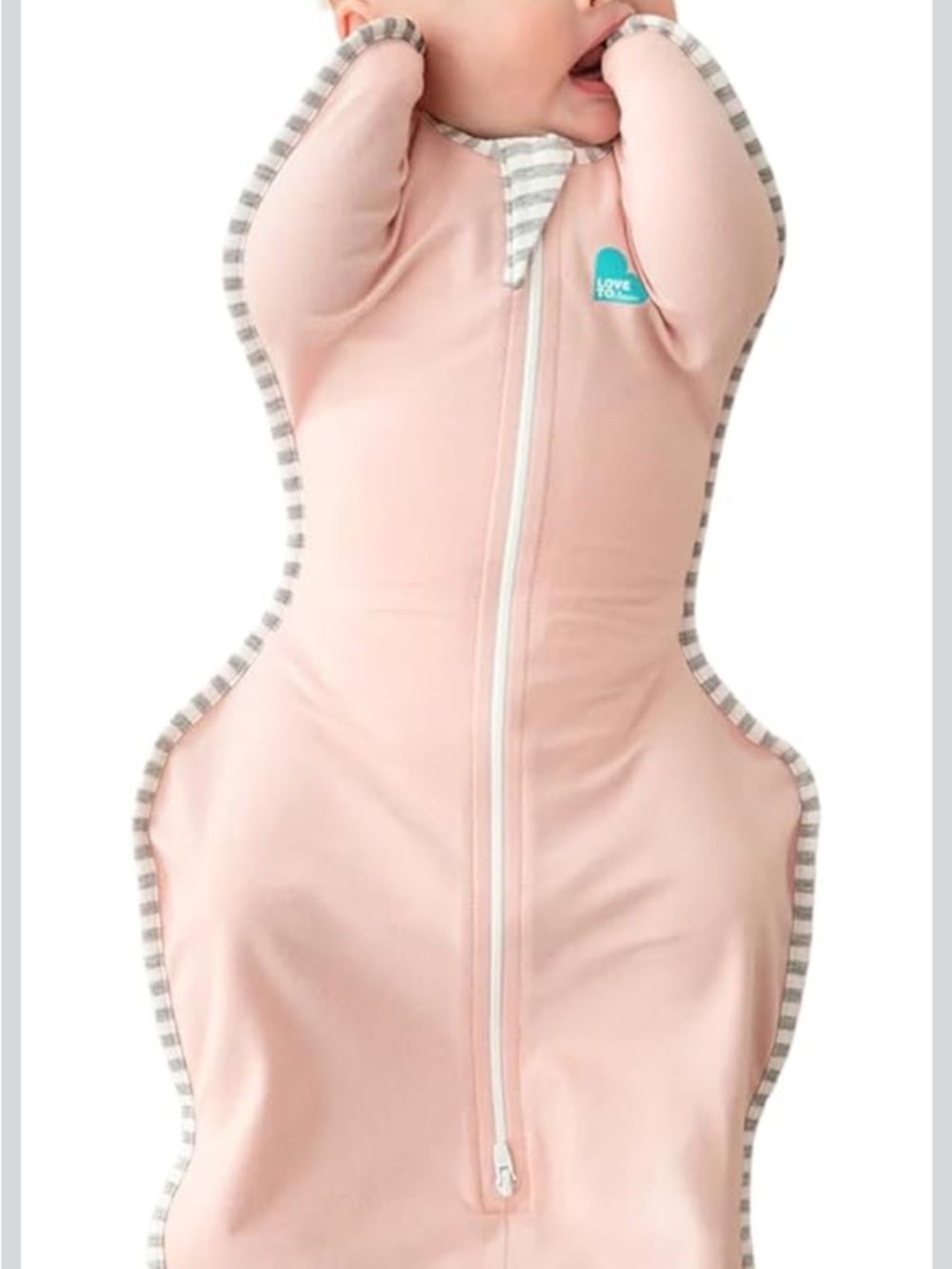 Love To Dream Pink Swaddle One-Piece for Babies 1.0 TOG NB